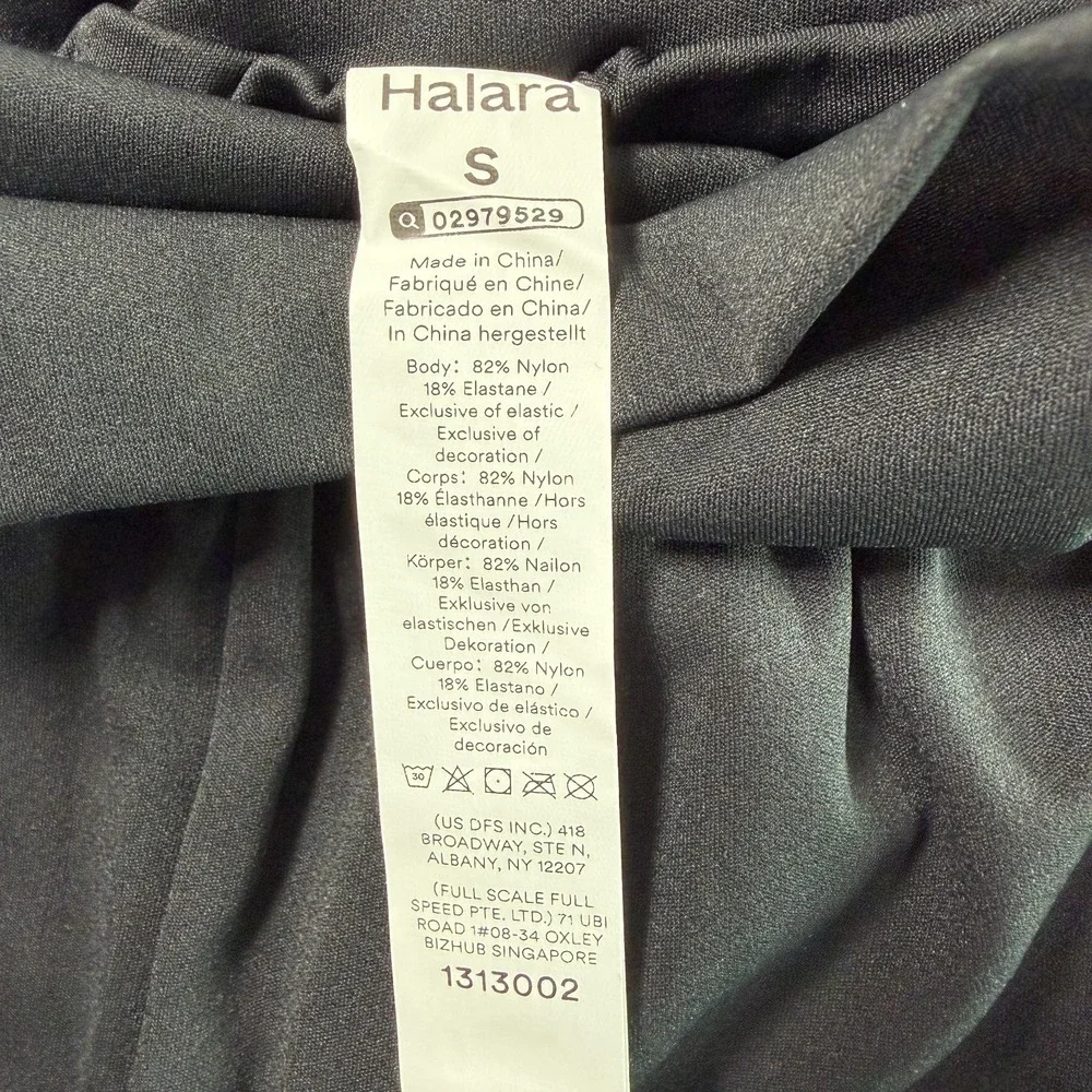 New Halara SoftlyZero Airy 2-in-1‎ InstantCool Yoga Shorts Sz S Black Athletic